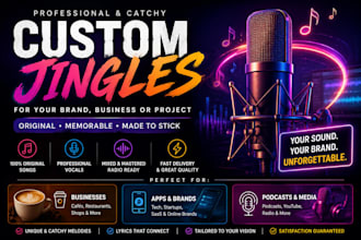 create a catchy custom jingle for your business or podcast