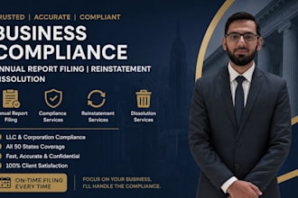 do USA llc annual report, reinstatement, and dissolution