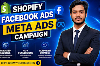run high ROI shopify facebook ads as your meta ads pro