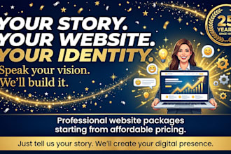 design high quality HTML business website with my 25 years of experience