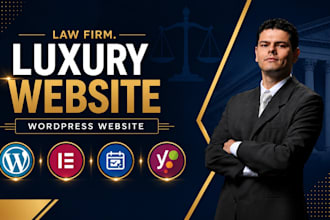 build law firm and luxury wordpress website