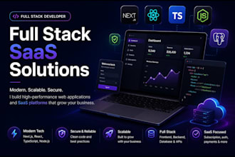 build a full stack saas web application
