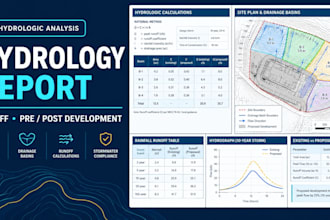 hydrology report stormwater runoff and pre post development analysis