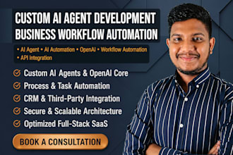 do custom ai agent development for business workflow automation
