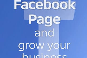 manage your facebook page and post content daily