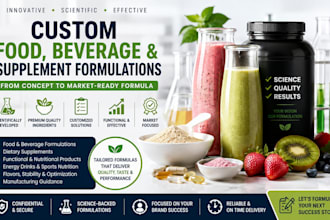 custom food beverage and supplement formulations