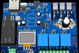 design high speed pcb for fpga ddr pcie usb, can bus with signal integrity