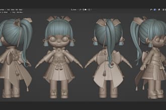 custom 3d print and paint model for, resin pla models, figures, miniatures