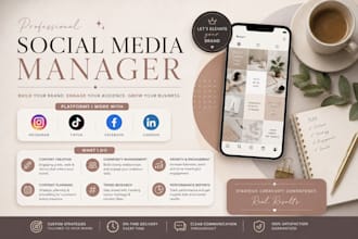 manage your social media and create engaging content
