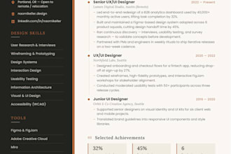 design a professional ats friendly resume CV