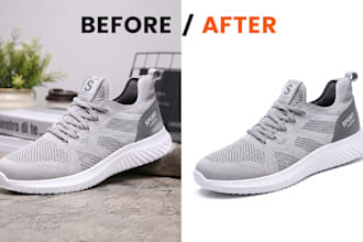 do white or transparent background removal for 25 images