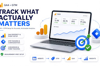 setup analytics and tag manager for conversion tracking clarity