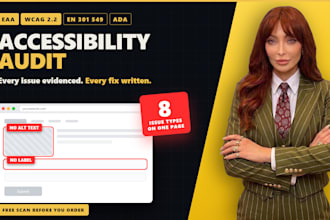 audit your website for eaa wcag and ada accessibility