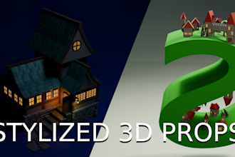 create a stylized 3d game asset in blender