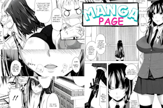 anime manga nsfw manga comic illustration, comic pages, manga edit manga artist