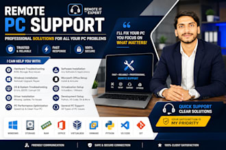 repair, fix windows PC and install applications