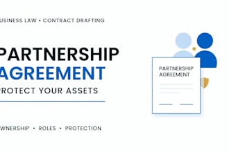 draft a robust business partnership agreement to protect your assets