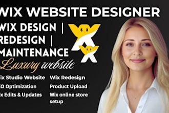 wix studio design wix website luxury wix website redesign wix online store