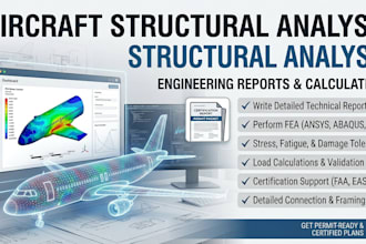 write aircraft structural analysis and engineering reports