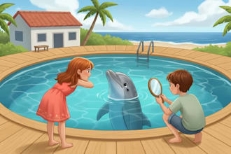 draw children story book illustration, children story