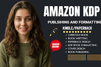 do christian book formatting journal or novel book for amazon kdp