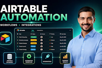 build airtable automation, database workflows and business integrations