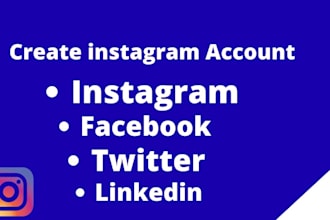 create your instagram account
