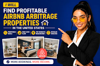 find profitable airbnb arbitrage property for rental in the united states