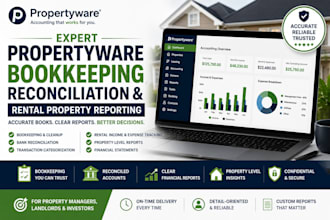 manage propertyware bookkeeping, reconciliation, and rental property reporting