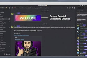 design a discord server for you