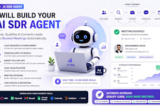 build an ai sdr agent for lead qualification, outreach and appointment