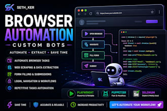 build browser automation bots with playwright puppeteer or selenium