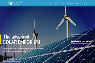 design squarespace solar company website solar repair solar installer website