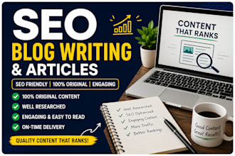 write SEO friendly blog posts and articles