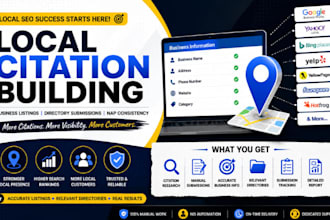 build local citations and business listings for local SEO
