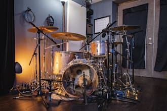 perform professional live drums for your song