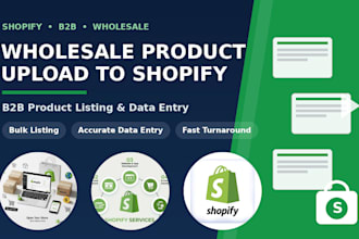 do shopify product upload, b2b product listing with bulk CSV data entry