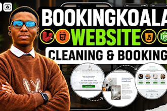 build booking koala website cleaning service website with bookingkoala, launch27