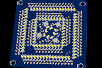design led pcb, aluminium pcb, ims layout, led driver, altium, 3d step bom
