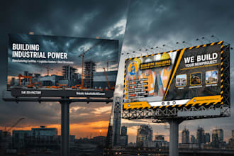 design construction bill board, hoarding,banner and site signage