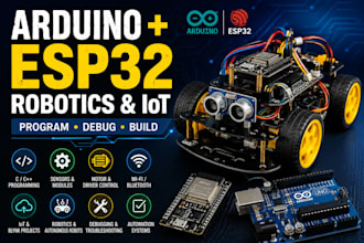 program arduino esp32 robotics and iot automation projects