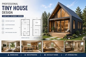 create tiny, dublex house and villa projects