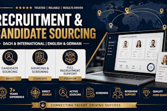 source and screen qualified candidates for your open positions