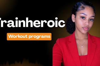 set up trainheroic workout programs and fitness coaching plans