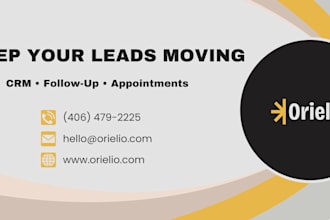manage your CRM, leads, follow ups and appointments