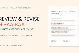 review and revise your hipaa business associate agreement baa