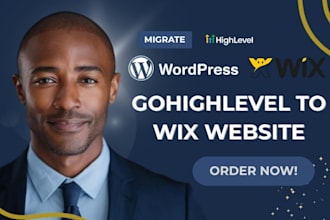 migrate gohighlevel website to wordpress or wix clone ghl website to wix website