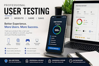 user test beta test manual test saas website app game and provide feedback