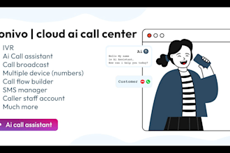build an ai call centre with CRM, SMS automation and reporting