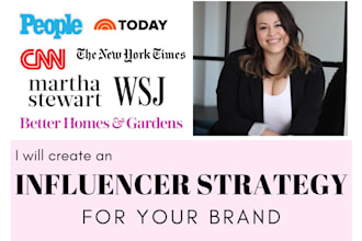 create an influencer marketing strategy and campaign brief